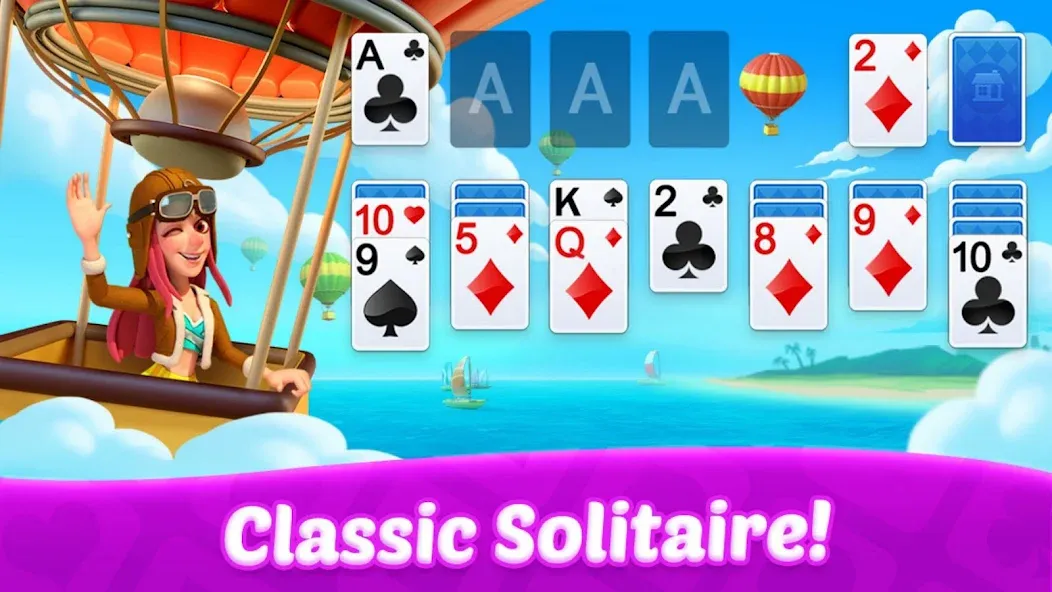 Solitaire: Card Games [МОД Все открыто] Screenshot 2