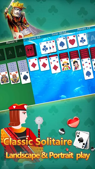 klondike solitaire :card shark [МОД Unlocked] Screenshot 2