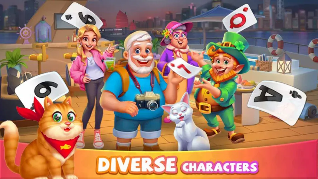 Solitaire Good Times (Солитер Гуд Таймс) [МОД Unlimited Money] Screenshot 5