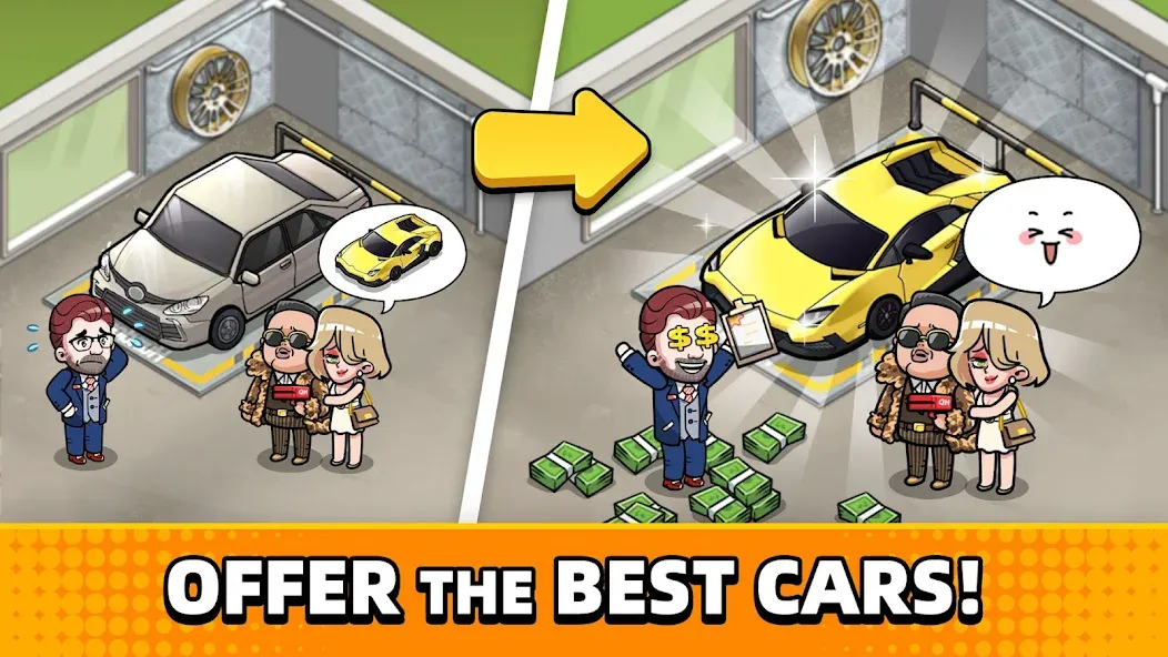 Used Car Tycoon Game (Юзед Кар Тайкун Гейм) [МОД Много монет] Screenshot 4