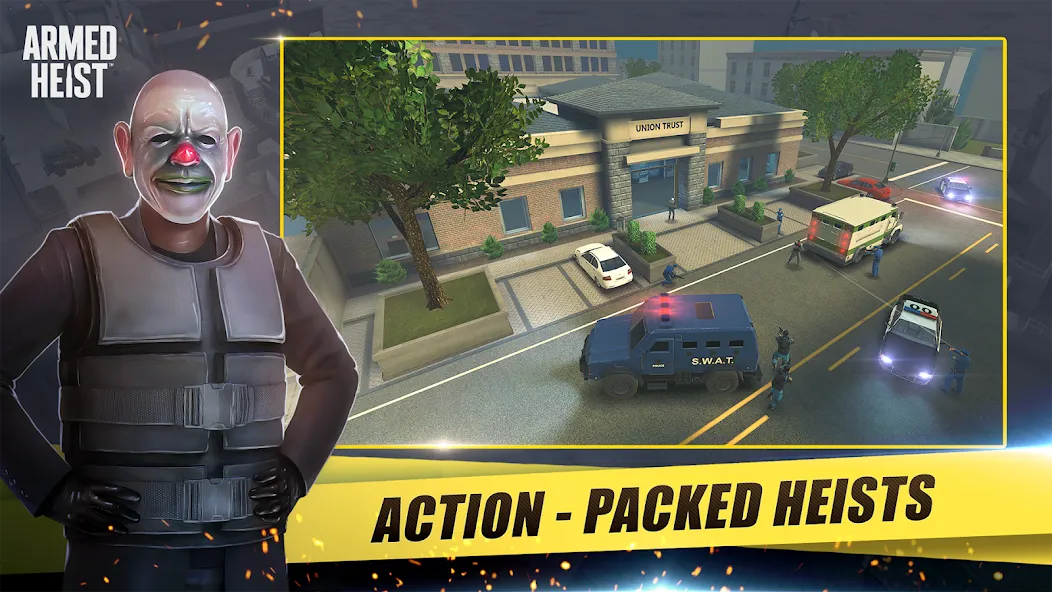 Armed Heist: Shooting gun game (Армед Хейст) [МОД Unlocked] Screenshot 1