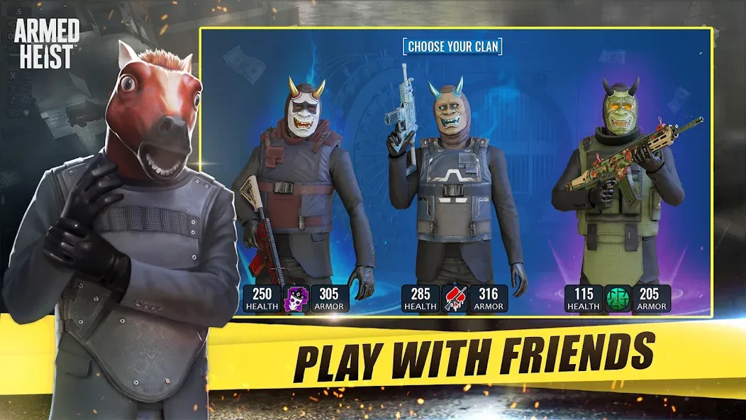 Armed Heist: Shooting gun game (Армед Хейст) [МОД Unlocked] Screenshot 2