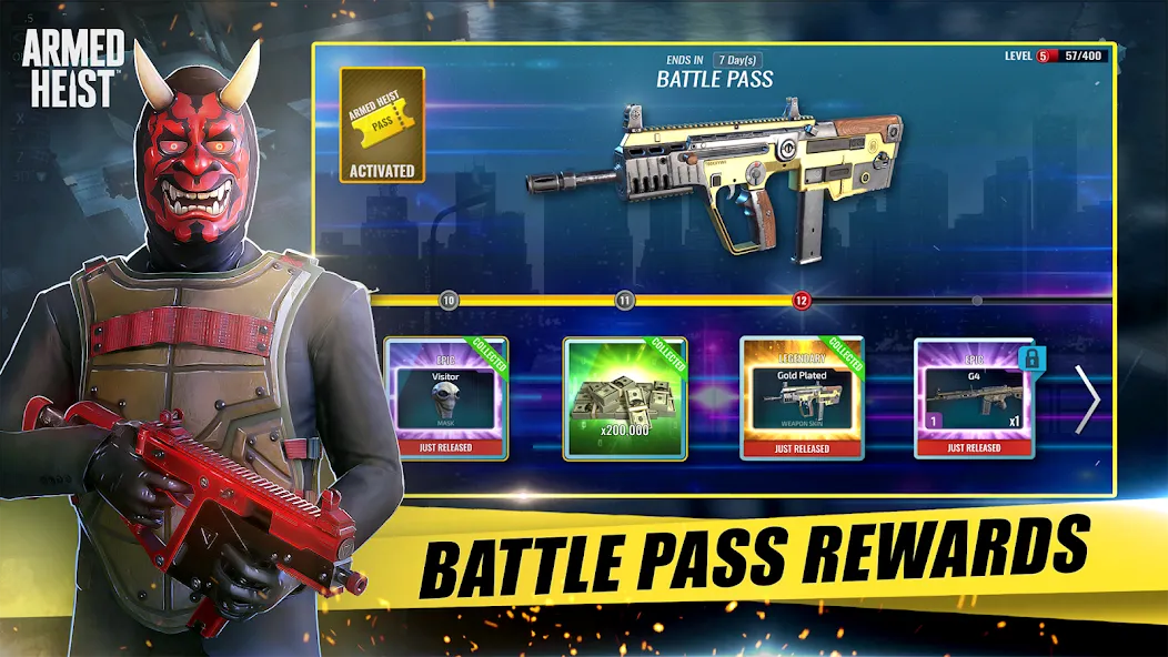 Armed Heist: Shooting gun game (Армед Хейст) [МОД Unlocked] Screenshot 4