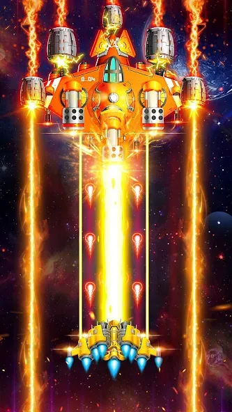 Space Shooter: Galaxy Attack (Спейс шутер) [МОД Menu] Screenshot 1