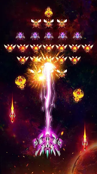 Space Shooter: Galaxy Attack (Спейс шутер) [МОД Menu] Screenshot 3