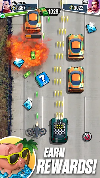 Fastlane: Road to Revenge (Фастлейн) [МОД Unlimited Money] Screenshot 2