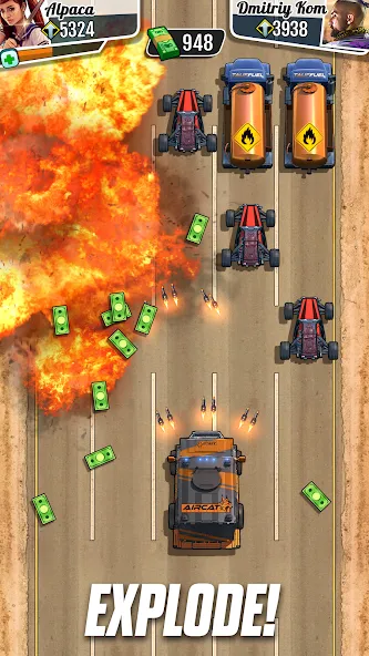 Fastlane: Road to Revenge (Фастлейн) [МОД Unlimited Money] Screenshot 4