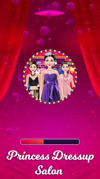 Princess Makeup Dressup Salon (Принцесса Мейкап Дрессап Салон) [МОД Много денег] Screenshot 1
