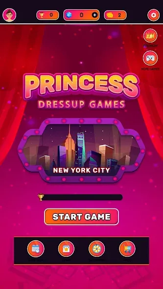 Princess Makeup Dressup Salon (Принцесса Мейкап Дрессап Салон) [МОД Много денег] Screenshot 2