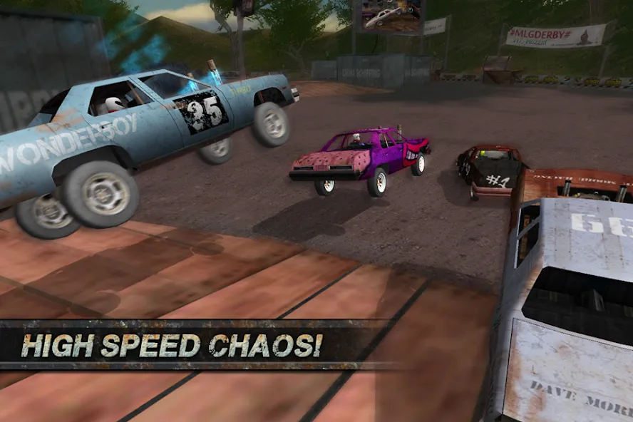 Demolition Derby: Crash Racing (Демолиция Дерби) [МОД Много монет] Screenshot 4