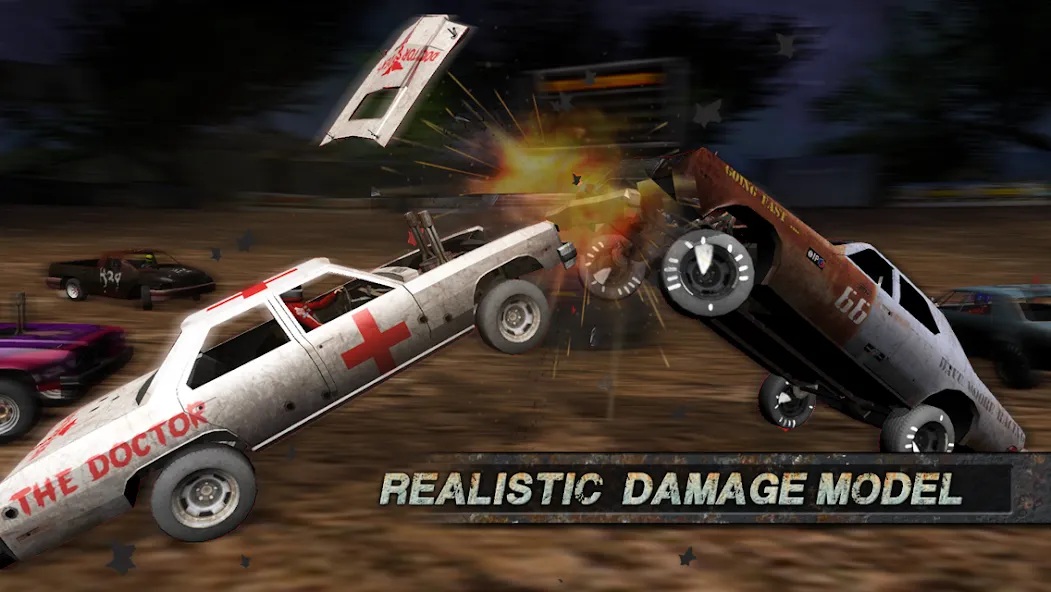 Demolition Derby: Crash Racing (Демолиция Дерби) [МОД Много монет] Screenshot 5