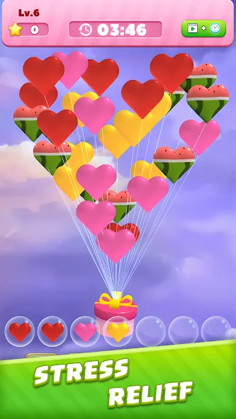 Bubble Burst：Match 3D [МОД Много монет] Screenshot 5