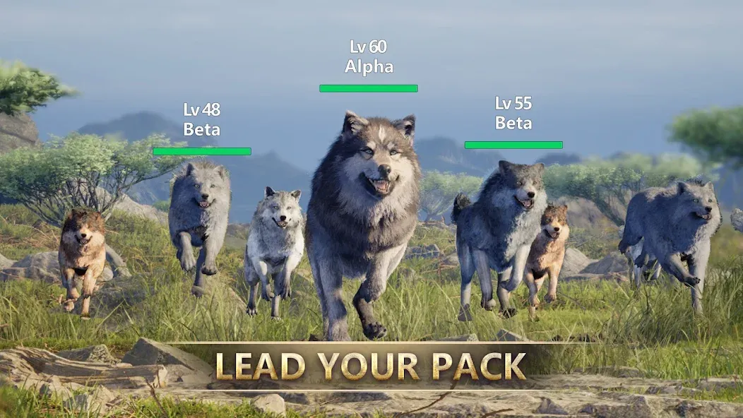 Wolf Game: Wild Animal Wars (Вулф Гейм) [МОД Mega Pack] Screenshot 4