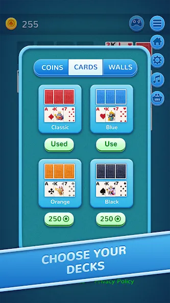 7 Solitaire (Солитер) [МОД Unlimited Money] Screenshot 3