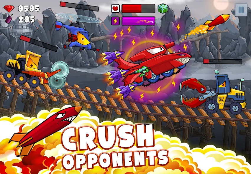 Car Eats Car 2 - Racing Game (Кар Еатс Кар 2) [МОД Menu] Screenshot 1