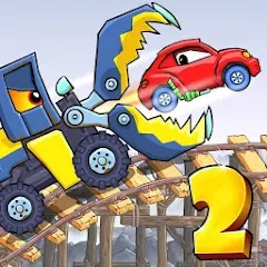Взлом Car Eats Car 2 - Racing Game (Кар Еатс Кар 2)  [МОД Menu]