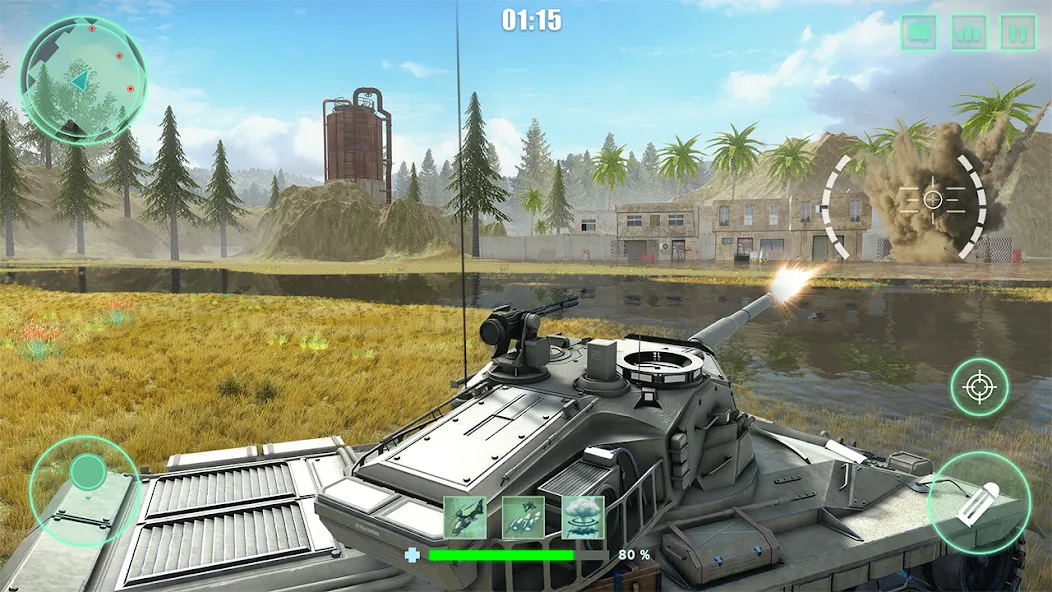 World Tanks War: Offline Games (Танковые военные машины Блиц) [МОД Бесконечные деньги] Screenshot 5