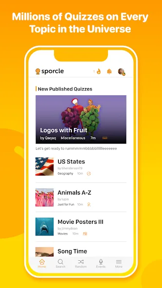 Sporcle (Споркл) [МОД Меню] Screenshot 1