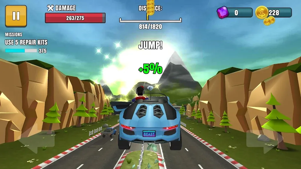 Faily Brakes 2: Car Crash Game (Фэйли Брейкс 2) [МОД Много монет] Screenshot 4