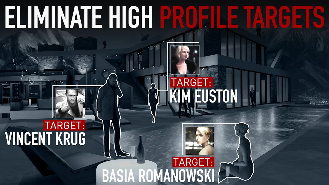 Hitman Sniper (Хитмэн) [МОД Все открыто] Screenshot 2