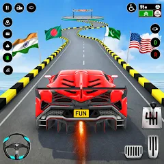 Взлом GT Car Stunt : Ramp Car Stunts (ДжиТи Кар Стант)  [МОД Menu]