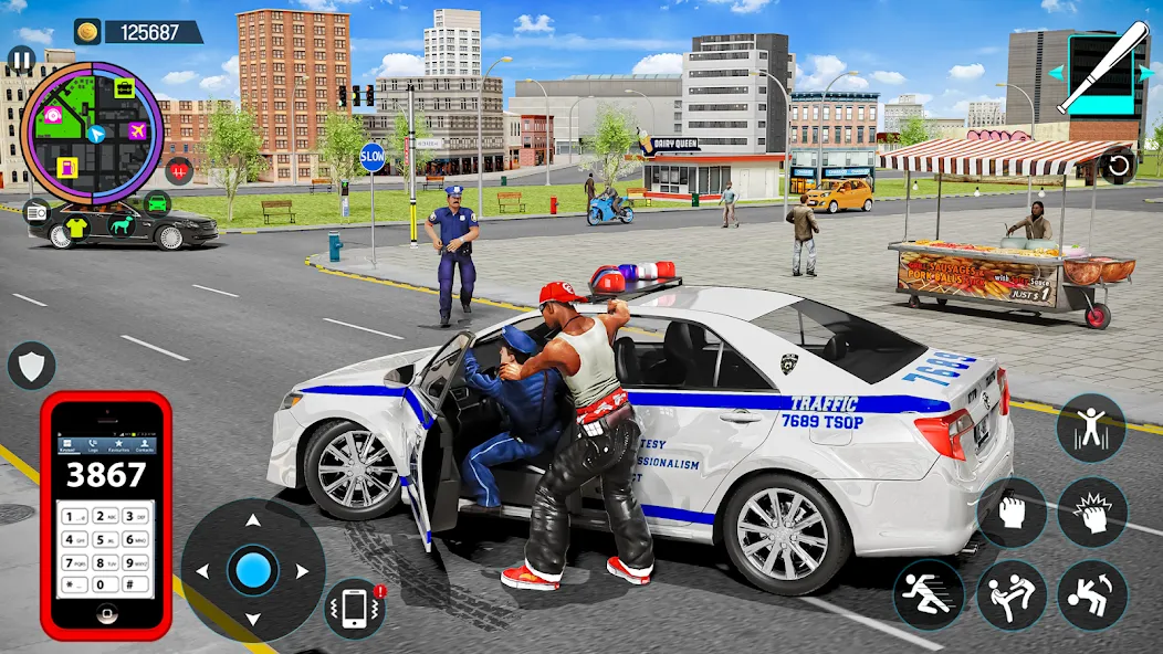 Gangster Mafia City Crime Game [МОД Бесконечные монеты] Screenshot 3