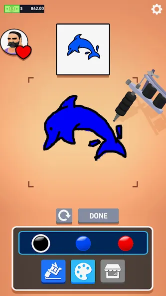 Ink Inc. - Tattoo Drawing [МОД Меню] Screenshot 2