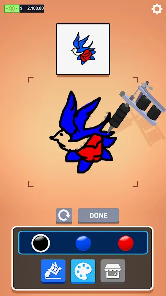 Ink Inc. - Tattoo Drawing [МОД Меню] Screenshot 3