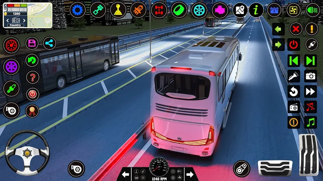 Bus Driving Games 3D: Bus Game [МОД Много монет] Screenshot 1