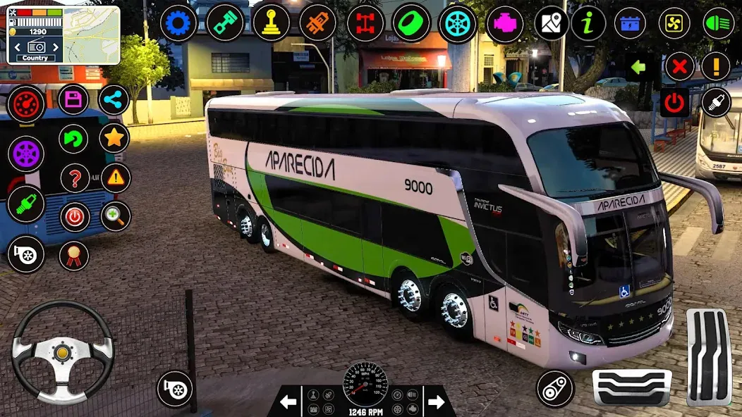 Bus Driving Games 3D: Bus Game [МОД Много монет] Screenshot 2