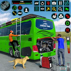 Взлом Bus Driving Games 3D: Bus Game  [МОД Много монет]