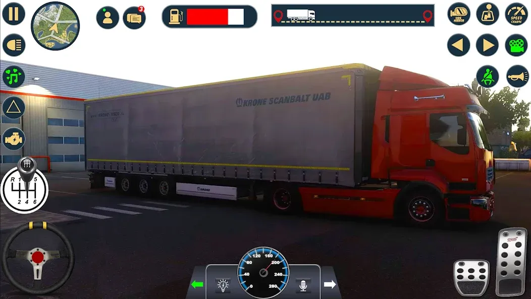 Euro Cargo Truck Simulator 3D [МОД Меню] Screenshot 1