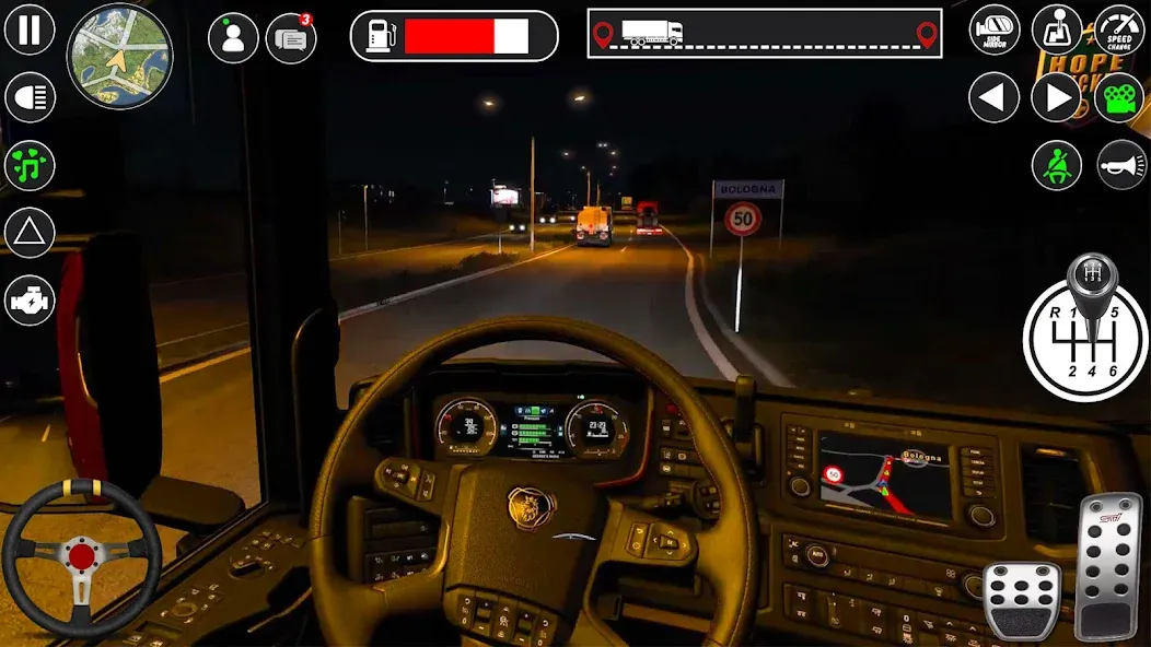 Euro Cargo Truck Simulator 3D [МОД Меню] Screenshot 2
