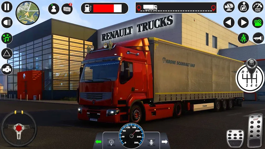 Euro Cargo Truck Simulator 3D [МОД Меню] Screenshot 3