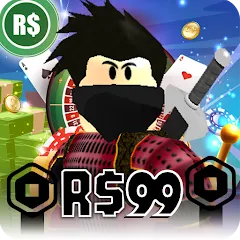Взломанная Robux For Robux , Casino Robux  [МОД Unlocked]