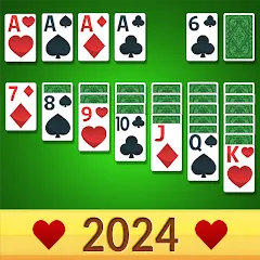 Взломанная Solitaire Classic - 2024 (Солитер Классик)  [МОД Все открыто]