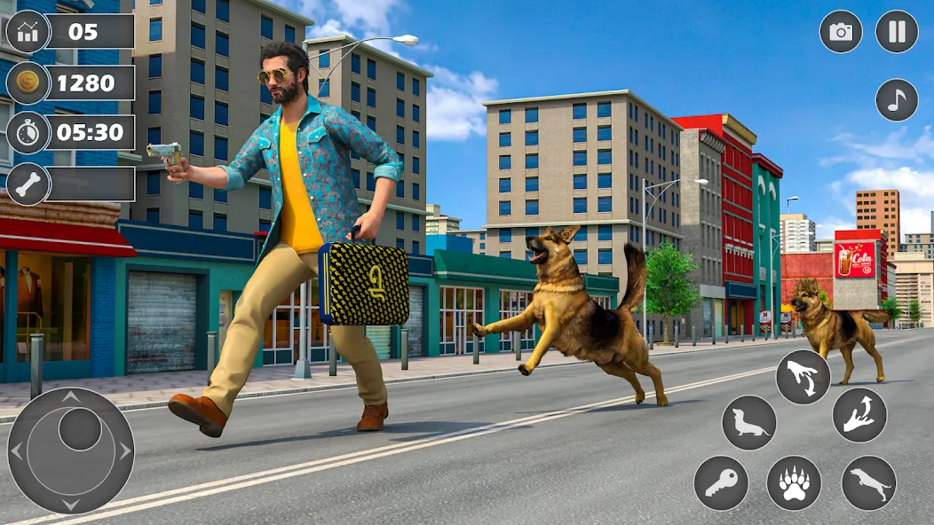 Dog Simulator Dog Game (Армейский симулятор собаки) [МОД Unlimited Money] Screenshot 2
