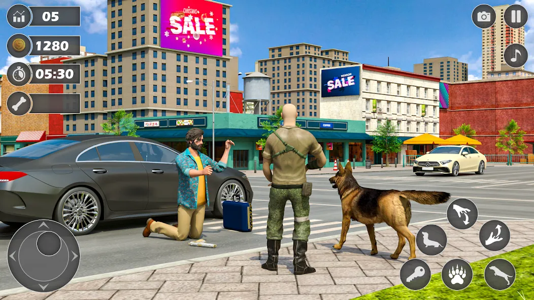 Dog Simulator Dog Game (Армейский симулятор собаки) [МОД Unlimited Money] Screenshot 3