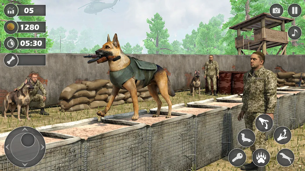 Dog Simulator Dog Game (Армейский симулятор собаки) [МОД Unlimited Money] Screenshot 5