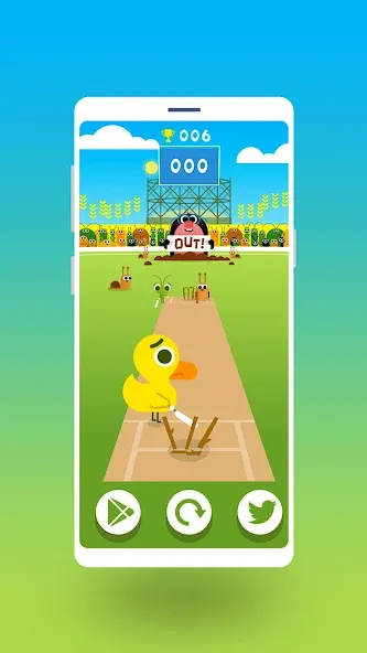 Cric Game - Doodle Cricket (Крик Гейм) [МОД Много денег] Screenshot 2