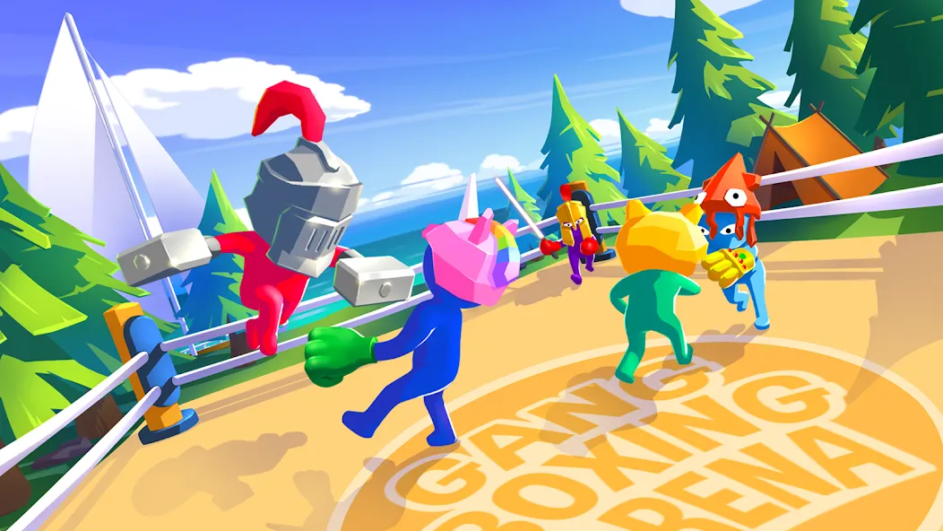 Gang Boxing Arena (Ганг Боксинг Арена) [МОД Все открыто] Screenshot 1