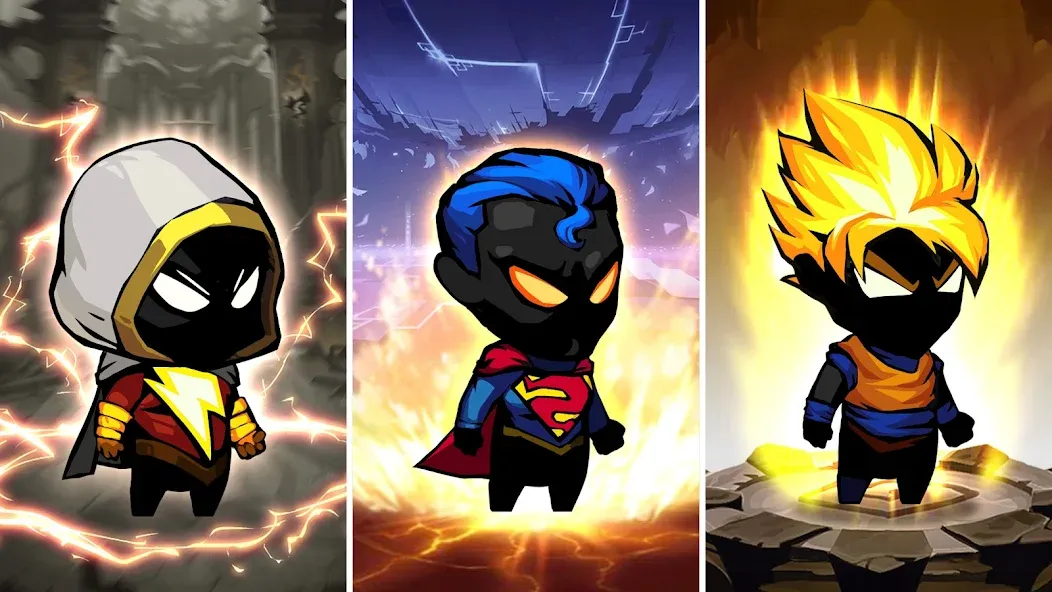 Stickman Survivor: RPG Games (Стикман Сурвайвал) [МОД Много монет] Screenshot 2