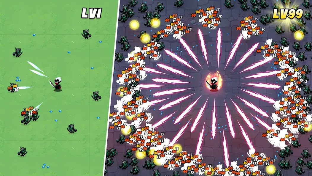 Stickman Survivor: RPG Games (Стикман Сурвайвал) [МОД Много монет] Screenshot 5