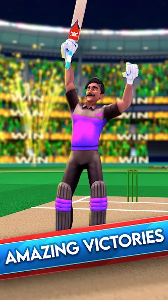 Stick Cricket Clash (тик Крикет Клаш) [МОД Menu] Screenshot 4