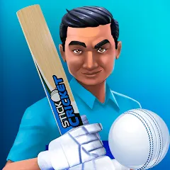 Скачать взломанную Stick Cricket Clash (тик Крикет Клаш)  [МОД Menu]