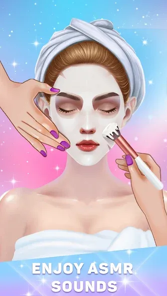 Makeover salon: Makeup ASMR (Мейковер салон) [МОД Все открыто] Screenshot 1
