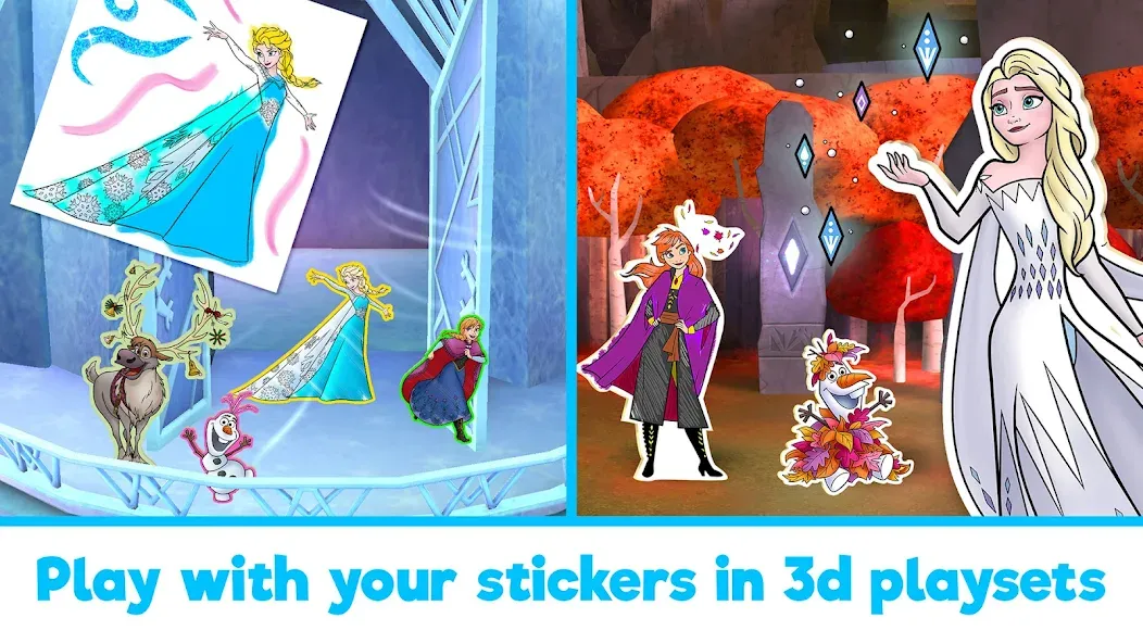 Disney Coloring World (Дисней) [МОД Бесконечные монеты] Screenshot 3