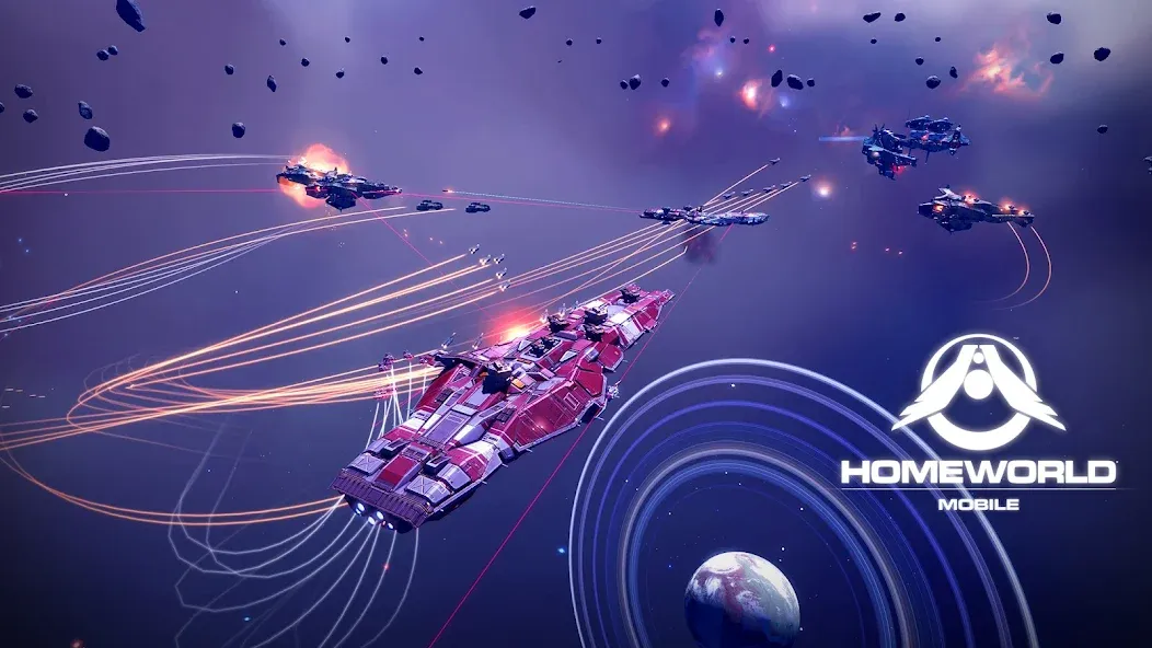 Homeworld Mobile: Sci-Fi MMO (Хоумворлд Мобаил) [МОД Unlimited Money] Screenshot 1