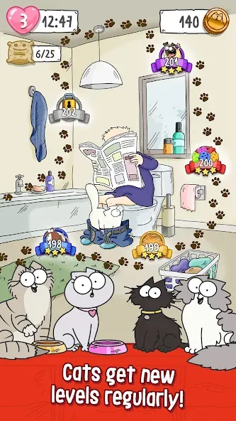 Simon’s Cat Crunch Time [МОД Все открыто] Screenshot 3
