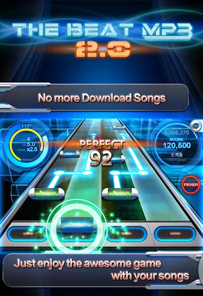 BEAT MP3 2.0 - Rhythm Game [МОД Меню] Screenshot 1